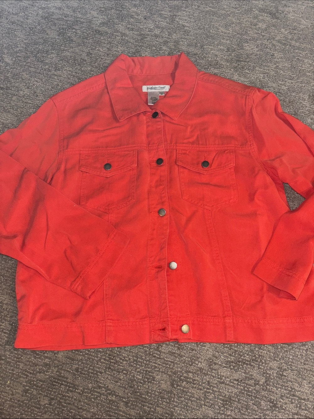 Coldwater Creek Orange Coral Jacket